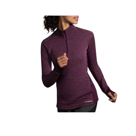 Brooks Fly By ½ Zip Running Top Jacket Size Large - Picture 2 of 12